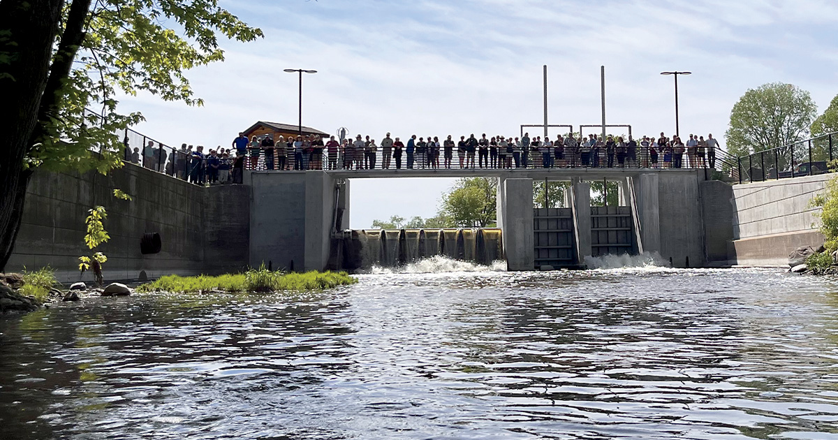 The new dam on the Sheboygan River in eastern Wisconsin. Photo by Brian Glenzinski_DU.jpg